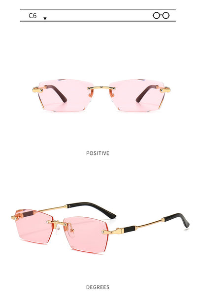 Gafas de Sol Frameless Color Gelatina - Estilo Personalidad - Image 26