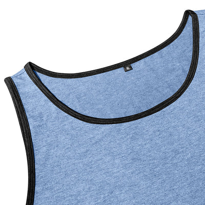 Camiseta Deportiva Suelta sin Mangas con Bolsillos y Estampado - Image 27
