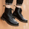 Botas Martin de Cuero Genuino Estilo Británico para Hombre