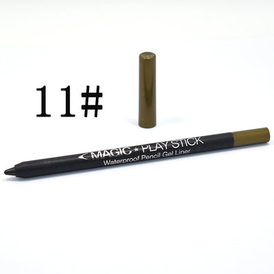 Lápiz Delineador 12 Colores Perla para Ojos - Línea de Agua Sedosa - Image 15