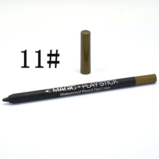 Lápiz Delineador 12 Colores Perla para Ojos - Línea de Agua Sedosa - Image 15