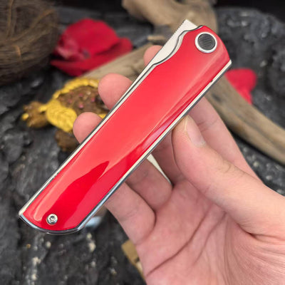 Cuchillo Plegable Portátil Sanhe Steel SKD-11 de Alta Dureza para Exterior - Image 9