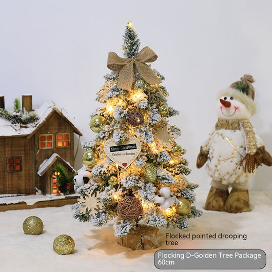 Miniárboles de Navidad con Textura Aterciopelada - Decoraciones PVC Puntiagudas - Image 3