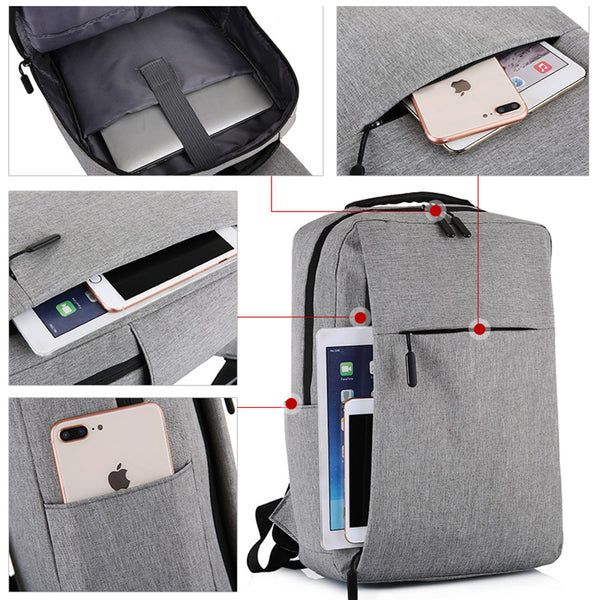 Mochila Antirrobo con Puerto USB para Laptop - Mochila de Viaje Profesional Unisex
