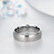 Titanium Steel Lord Of The Rings Couple Ring Plateado Tamaño 6