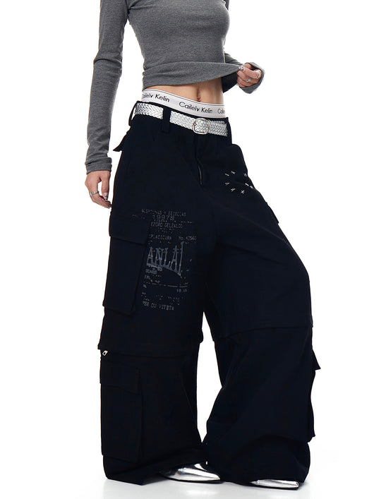 Pantalones Cargo Sueltos con Bolsillos Removibles - Image 16
