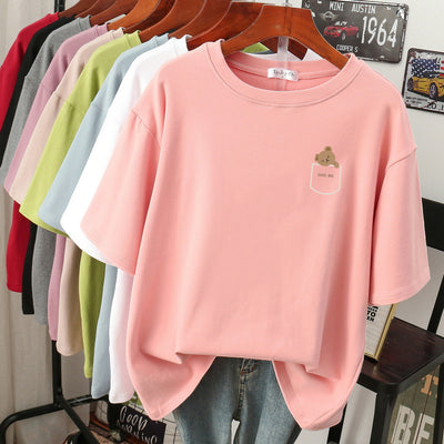 Blusa Cómoda de Algodón Puro para Mujer - Talla Grande - Image 20