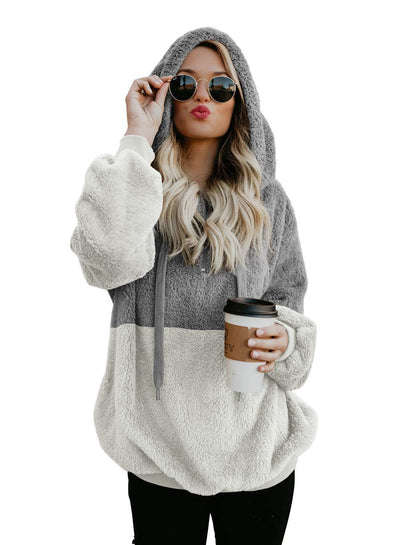 Sudadera Casual con Capucha y Detalles de Cuerda para Mujer - Image 7