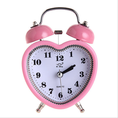 Reloj Despertador Metal con Campana y Lámpara Nocturna para Mesita - Image 7