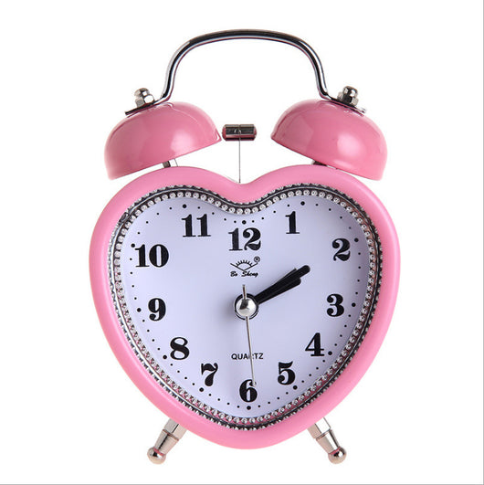 Reloj Despertador Metal con Campana y Lámpara Nocturna para Mesita - Image 7