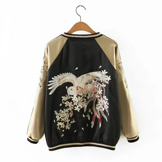 Chaqueta Béisbol Phoenix Bordada Mujer Corte Holgado - Image 2