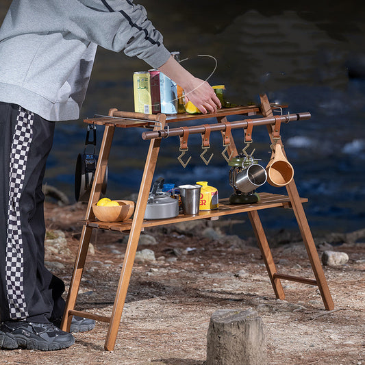Estantería Plegable Multifuncional para Camping
