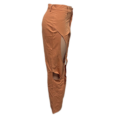 Pantalones Casuales de Algodón y Lino con Detalle Torcido - Image 16
