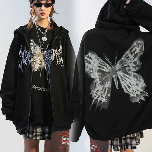 Sudadera Cardigan Deportivo Mujer Oversized con Cierre - Image 10