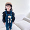 Overol de Pana Pocket Bear Versión Coreana para Niños y Niñas