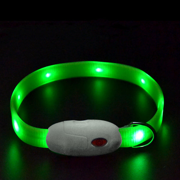 Collar Luminoso para Perros - Prevención de Pérdida