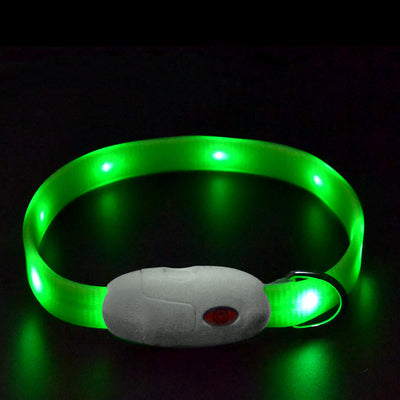 Collar Luminoso para Perros - Prevención de Pérdida
