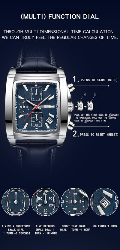 Reloj de Pulsera Needle Belt para Hombre - Cuarzo Elegante - Image 13