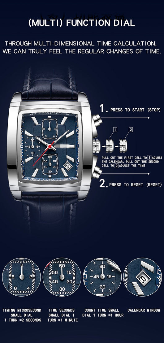 Reloj de Pulsera Needle Belt para Hombre - Cuarzo Elegante - Image 13