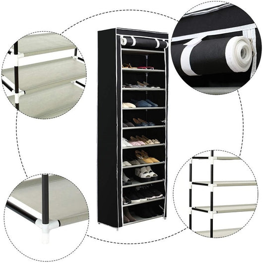 Organizador de Zapatos Multicapa con Protección Antipolvo - Image 3