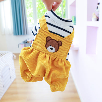 Pijama Térmico para Perros Pequeños - Mono Osito con Forro Polar - Image 5
