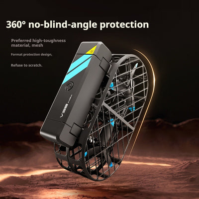 Dron Plegable V38 con Protección de Malla para Fotografía Aérea - Image 12