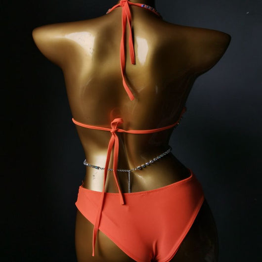 Traje de Baño Diamante con Tassel y Soporte Reforzado - Image 17