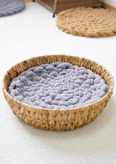 Cama Térmica Tejida a Mano para Perros y Gatos - Nido Acogedor de Lana - Image 13