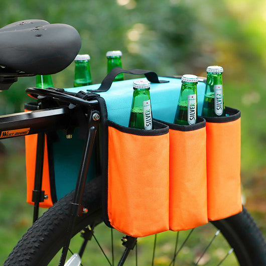Bolsa Lateral para Bicicleta con Portavasos Doble Impermeable - Image 4