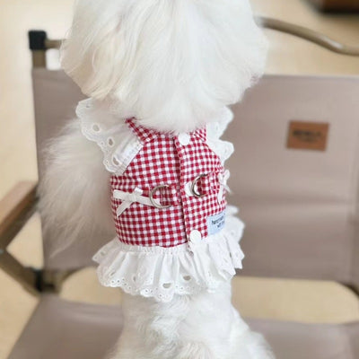 Vestido Pastoral Ligero para Perros y Gatos con Arnés de Tracción - Image 7