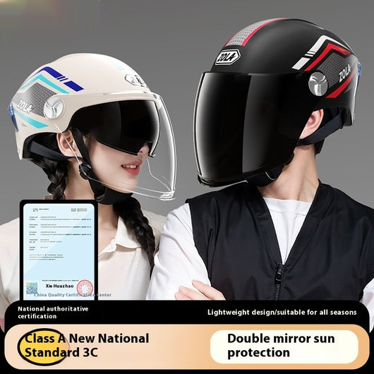 Casco Motociclista Abatible de Protección Solar para Todas las Estaciones - Image 2