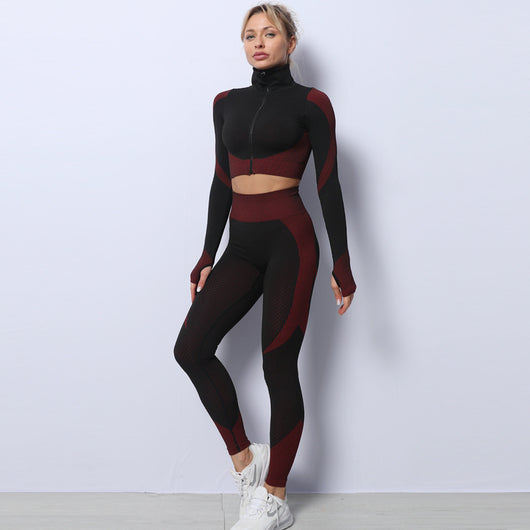 Conjunto Deportivo Yoga para Mujer - Traje Completo Gym - Image 34