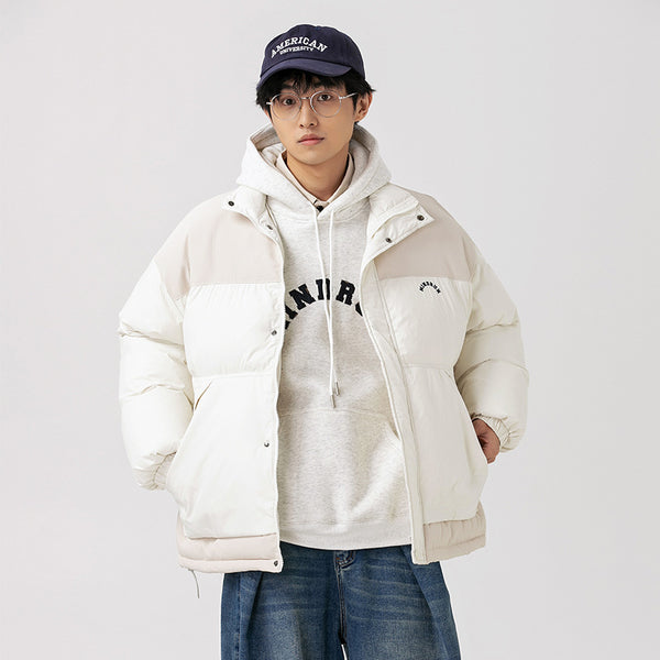 Chaqueta Retro de Pana Acolchada con Costuras Gruesas para Invierno