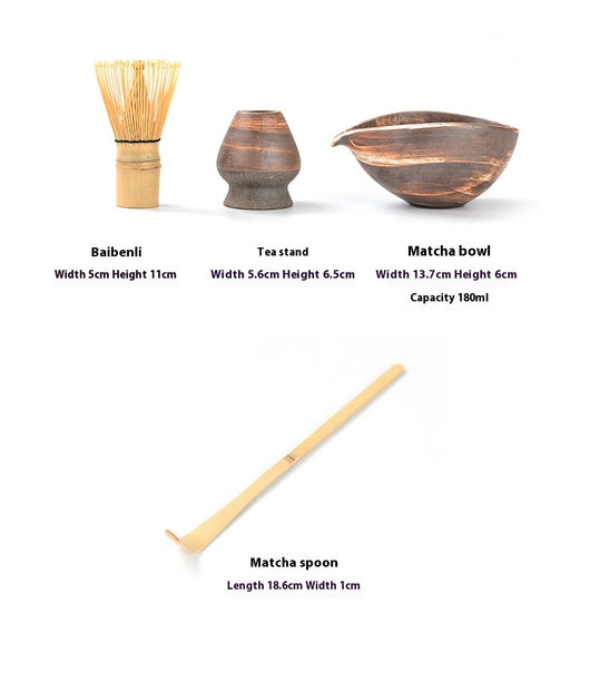 Juego de Matcha en Cerámica Rústica - Image 19