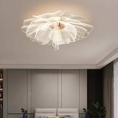 Lámpara de Estudio Floral Acrílica para Dormitorio - Image 2