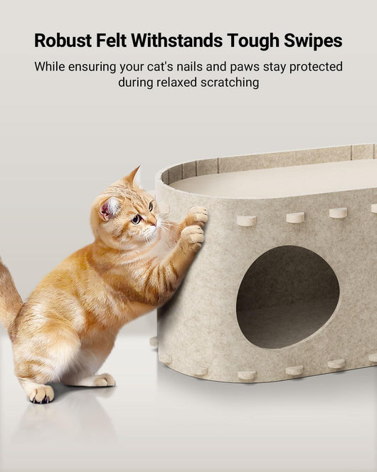 Casa Cueva para Gatos con Túnel Plegable y Resistente a Arañazos - Image 8