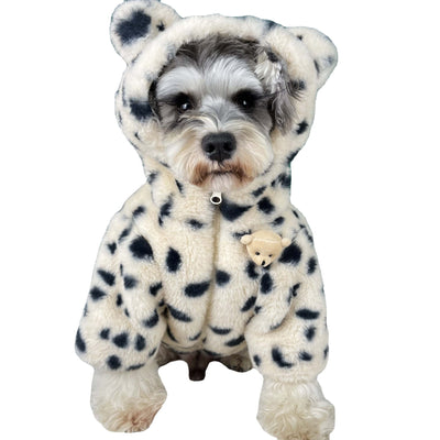 Abrigo Térmico para Perros con Diseño Pluché Punteado - Otoño e Invierno - Image 12