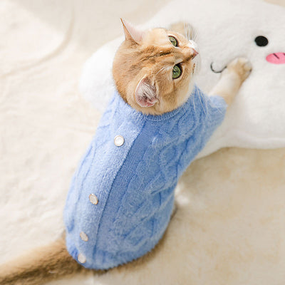 Suéter Gatito Tejido Cálido para Otoño e Invierno - Image 13