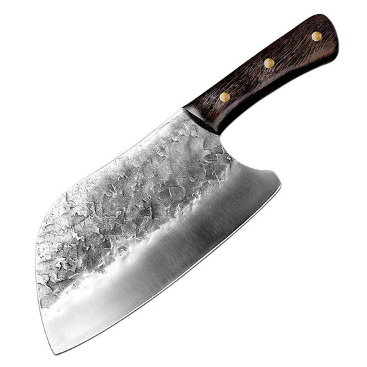 Cuchillo de Cocina Forjado a Mano en Acero Inoxidable con Mango de Madera - Image 5