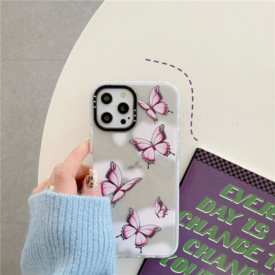Funda Transparente Mariposa Compatible con iPhone 12 Mini, 11 Pro Max, X, XR, 8 y 7 Plus - Image 3