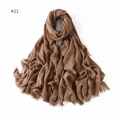 Pashmina Modal Fina Transpirable - Chal Ligero Monocromático para Mujer - Image 16