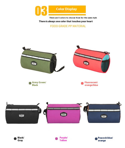 Bolsa Frontal de Gran Capacidad para Bicicleta de Montaña con Soporte Plegable - Image 19