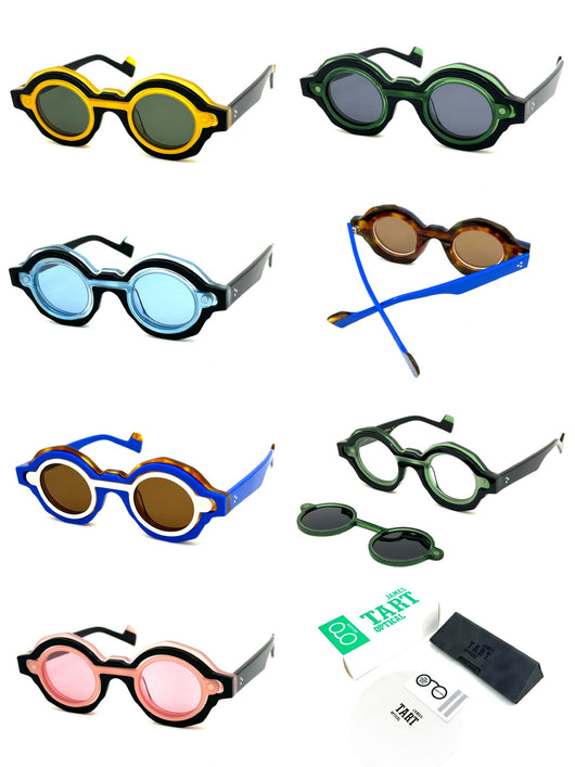 Gafas de Sol Polarizadas Azul Klein con Diseño Irregular - Image 26