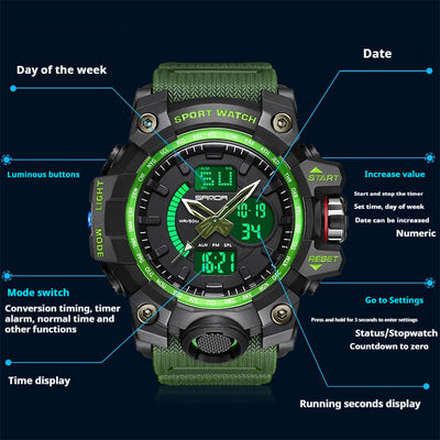 Reloj Inteligente para Hombre - Diseño Moderno Tendencia Juvenil - Image 3