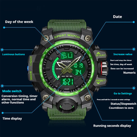 Reloj Inteligente para Hombre - Diseño Moderno Tendencia Juvenil - Image 3