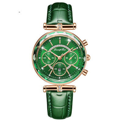 Reloj Casual Impermeable para Mujer con Tres Ojos - Image 2