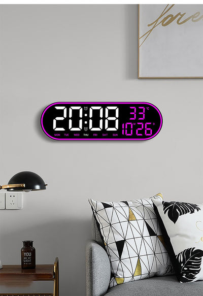 Reloj de Pared Digital Multifuncional para Sala - Decoración Moderna - Image 12