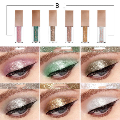 Paleta de Sombras Nacaradas con Diamantes Brillantes - Image 5