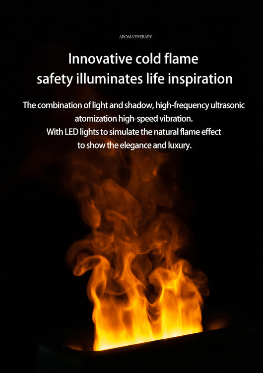Difusor de Aroma con Efecto Llama - Humidificador Silencioso para el Hogar - Image 11