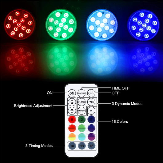 Linterna LED Subacuática con Control Remoto y Cambio de Color - Image 13